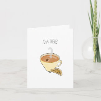 'Chai there!' card