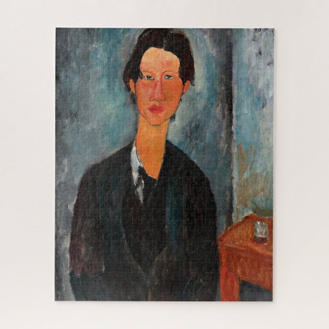 Chaim Soutine by Amedeo Modigliani Jigsaw Puzzle (Vertical)