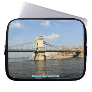 Chain Bridge, Budapest, Hungary Laptop Sleeve