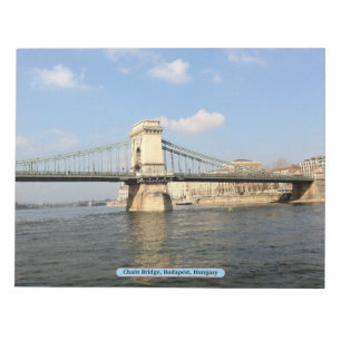 Chain Bridge, Budapest, Hungary Notepad