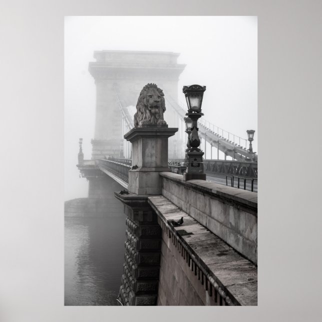 CHAIN BRIDGE, BUDAPEST POSTER (Front)