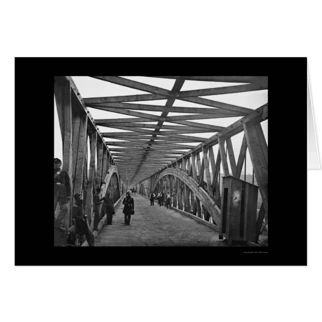 Chain Bridge over the Potomac River 1865 (Front Horizontal)