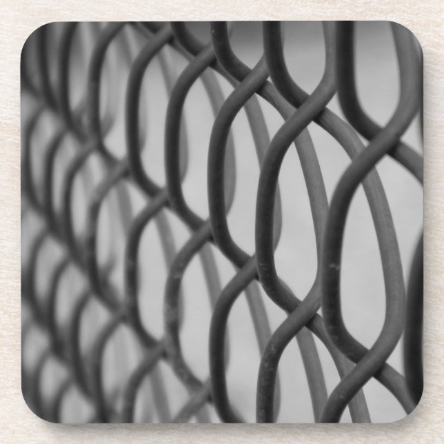 chain link fence coaster (Front)