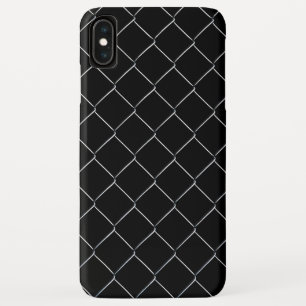 Chain Link Fence Cool Pattern iPhone XS Max Case