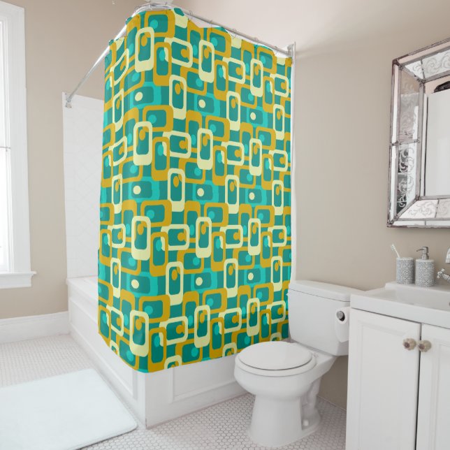 Chain Link  Shower Curtain (In Situ)