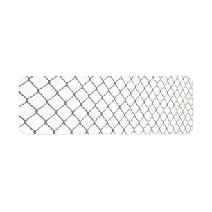 Chain Linked Fence Return Address Label