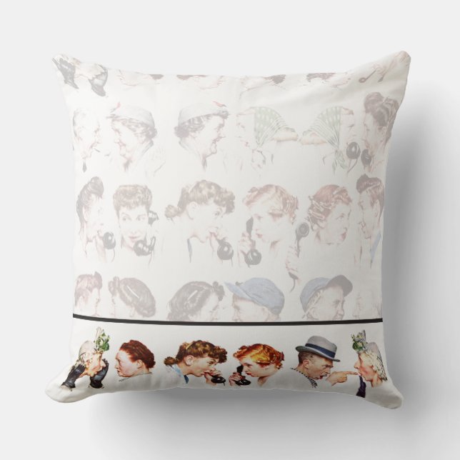 Chain of Gossip Cushion (Front)