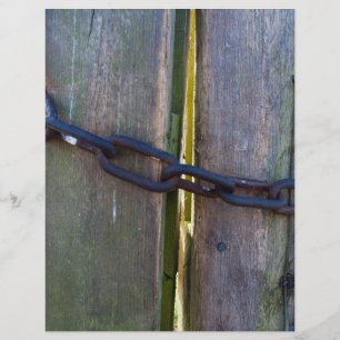 Chain on wood flyer