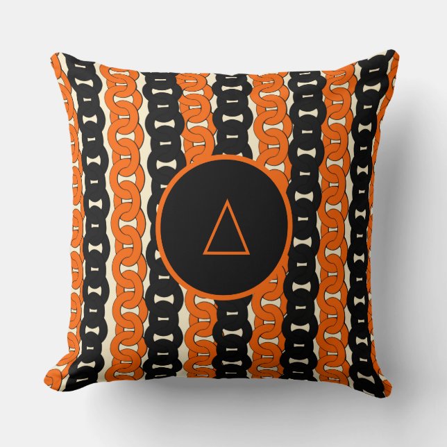 Chain pattern cushion (Front)