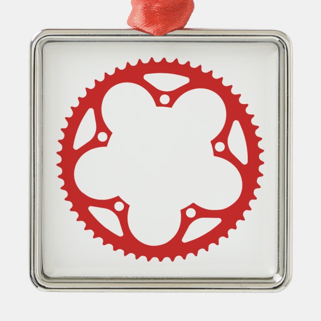 Chain Ring Metal Ornament (Front)