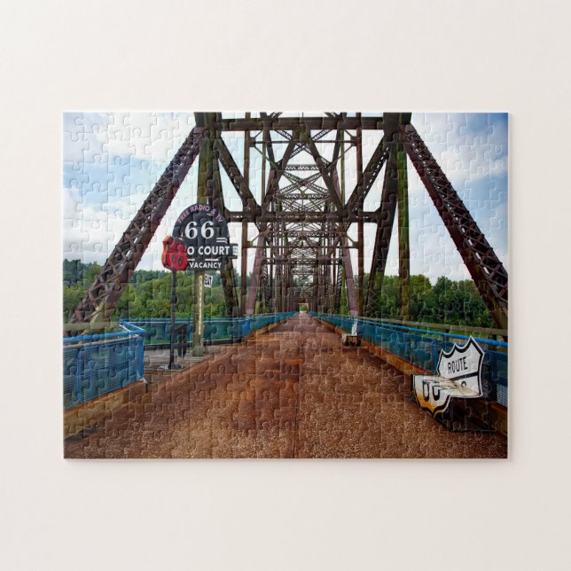 Chain Rocks Bridge Missouri. Jigsaw Puzzle (Horizontal)