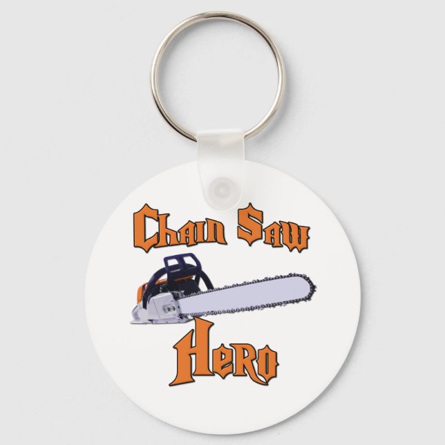 Chain Saw Hero Chainsaw Key Ring (Front)