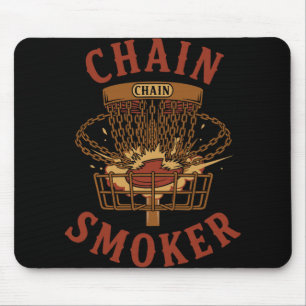 Chain Smoker Disc Golf Sket Funny Mouse Pad