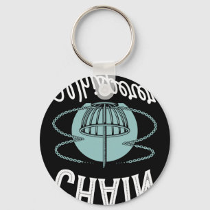 Chain Whisperer Disc Golf Humour And Unique  Key Ring
