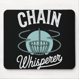 Chain Whisperer Disc Golf Humour And Unique  Mouse Pad