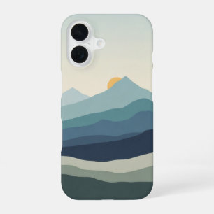 Chaîne de Montagnes Vintage iPhone 16 Case