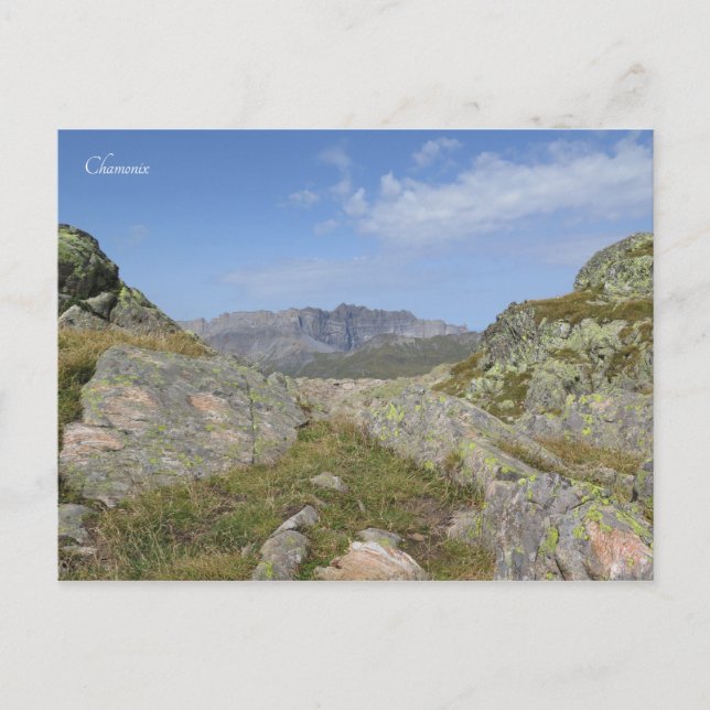 Chaine des Fiz Chamonix Postcard (Front)