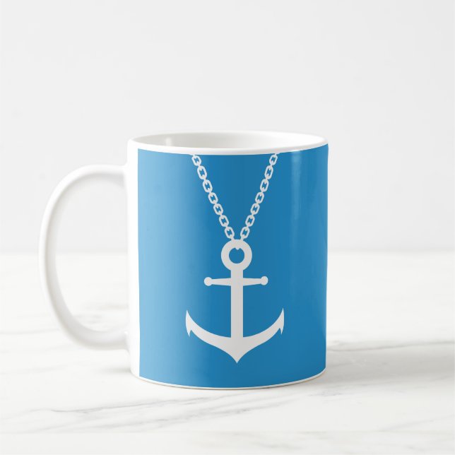 Chained anchor coffee mug (Left)
