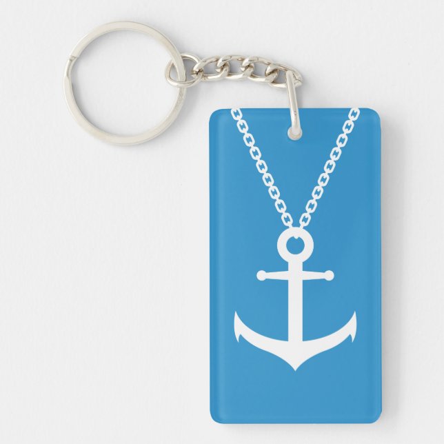 Chained anchor key ring (Front)