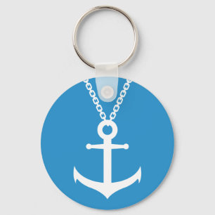 Chained anchor key ring