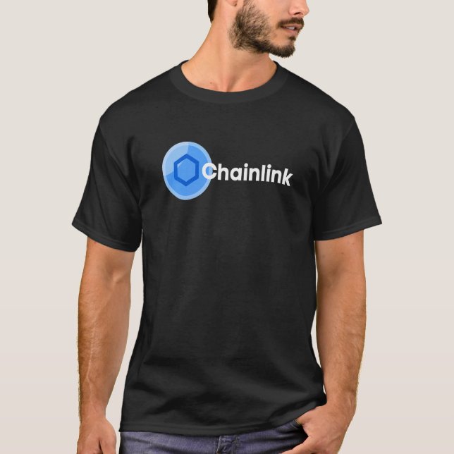 Chainlink Link Coin Cryptocurrency Blockchain Orac T-Shirt (Front)