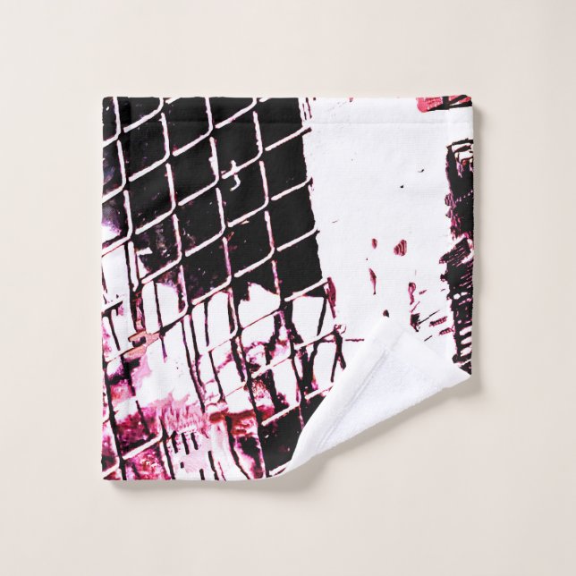 Chainlink Red Towel (Wash Cloth)