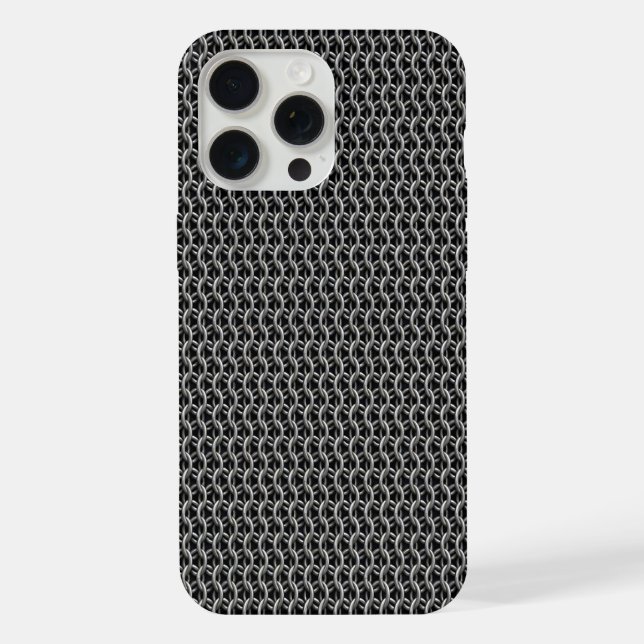 Chainmail Mediaeval Armour iPhone Case (Back)