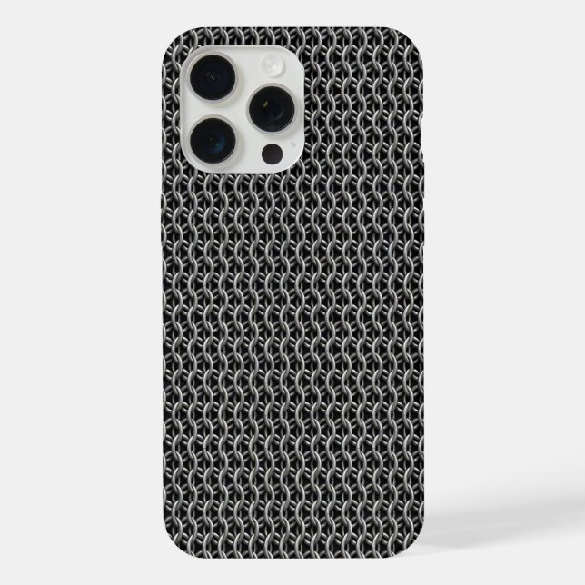 Chainmail Mediaeval Armour iPhone Case (Back)