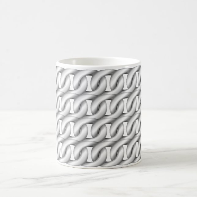 Chains White Coffee Mug (Center)