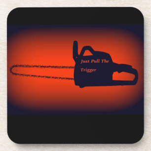 Chainsaw Art Coaster