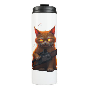 chainsaw cat shirt Classic T-Shirt Thermal Tumbler