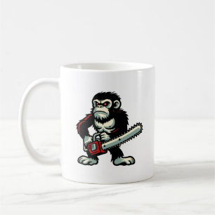 Chainsaw Chimp Coffee Mug