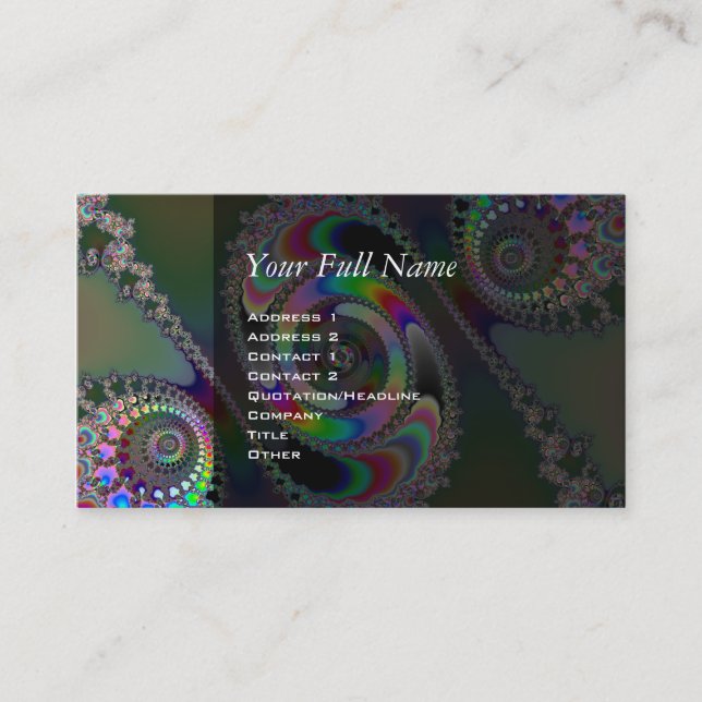 Chainsaw - Fractal Business Card (Front)