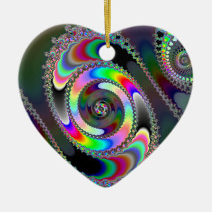 Chainsaw - Fractal Ceramic Ornament