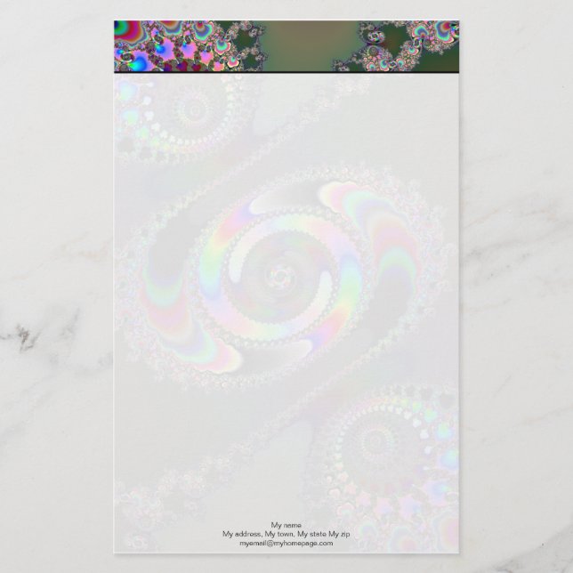 Chainsaw - Fractal Stationery (Front)