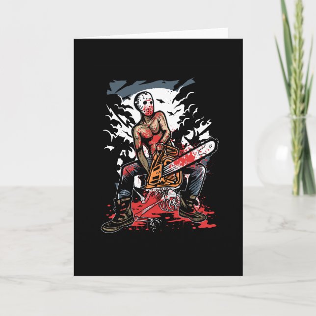 Chainsaw Killer Card (Front)