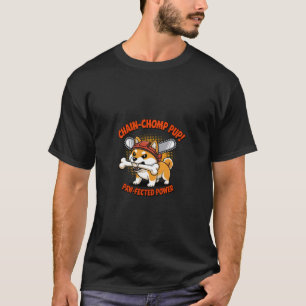 Chainsaw Pup – Cute Anime Dog T-Shirt