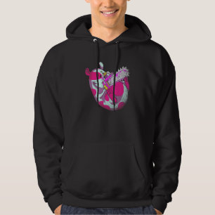 Chainsaw Scary Vaporwave 90s Art Animal Spooky Ham Hoodie