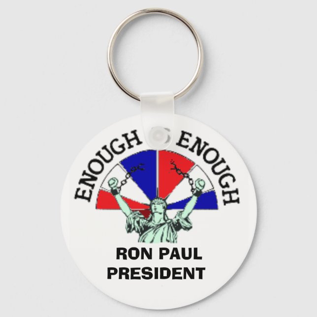 CHAINx,  RON PAUL PRESIDENT Key Ring (Front)