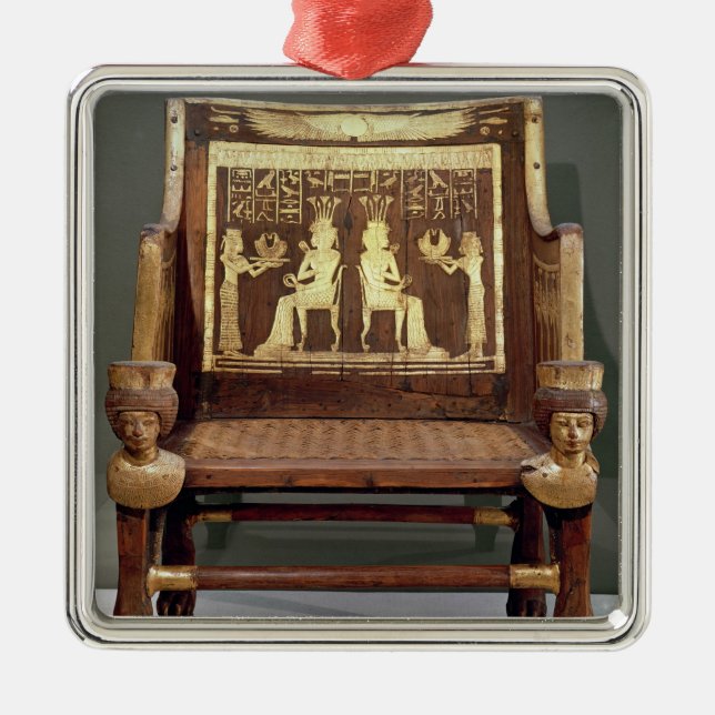 Chair belonging to Princess Satamun Metal Tree Decoration (Front)