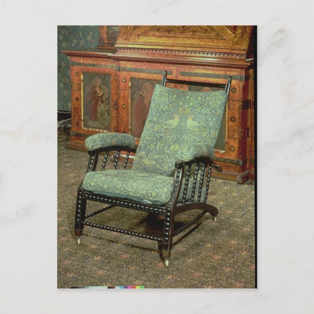 Chair by William Morris Postcard (Front)