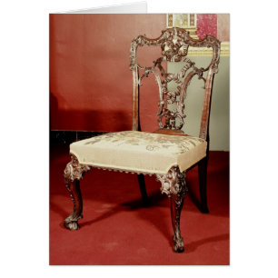 Chair, Chippendale 'Director' design, c.1760