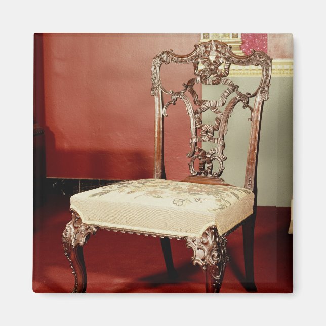 Chair, Chippendale 'Director' design, c.1760 Magnet (Front)