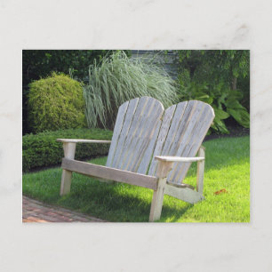 Chair in Ocean Grove NJ / Jersey Shore Postcard