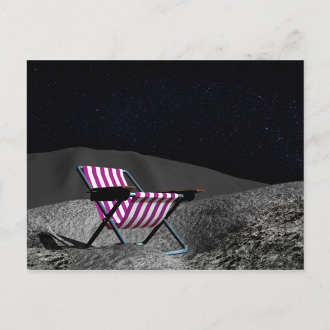 Chair on Moon Postcard (Front)
