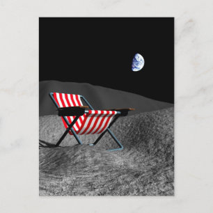 Chair on the Moon Postcard