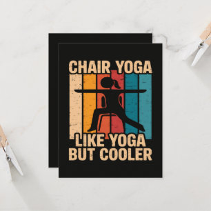 Chair Yoga Like Yoga But Cooler Invitation