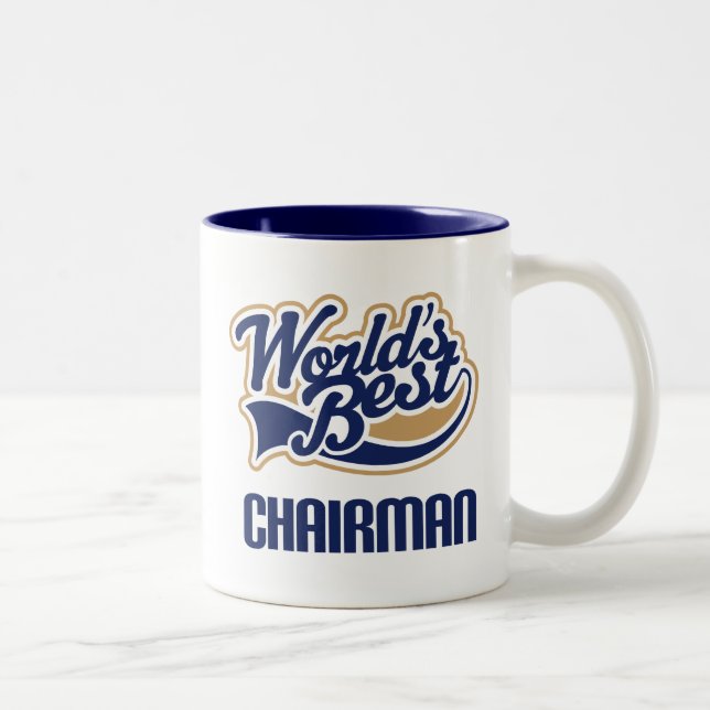 Chairman Gift (Worlds Best) Two-Tone Coffee Mug (Right)