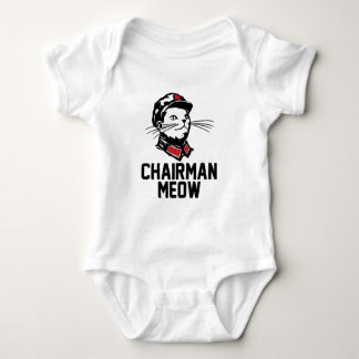 Chairman Meow (Mao) Design Baby Bodysuit