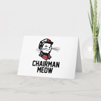 Chairman Meow (Mao) Design Card